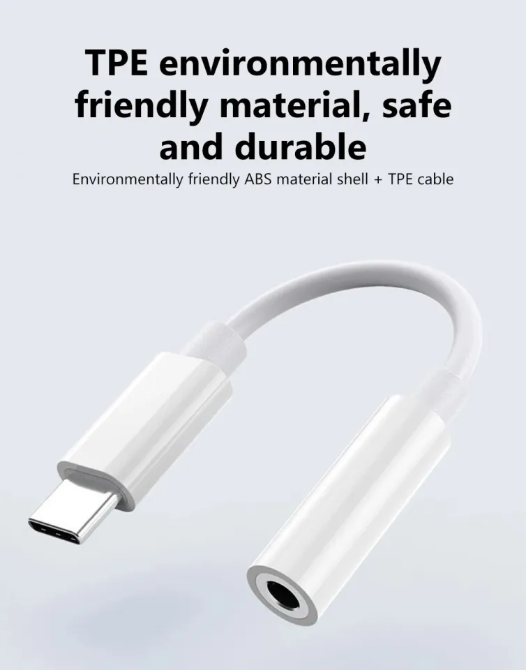 USB Type C To Jack Audio Adapter Type-c Jack Aux Cable Headphone  Converter Adapter For iPhone 15 Pro Max Plus Samsung