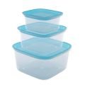 Plastic Food Grade Oven Safe Container 3 PIECES SET.