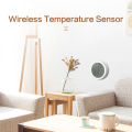 ZigBee Temperature and Humidity Sensor With LCD Screen Display working with Hub, Powered Smart Life High-fidelity design exquisite workmanship. 