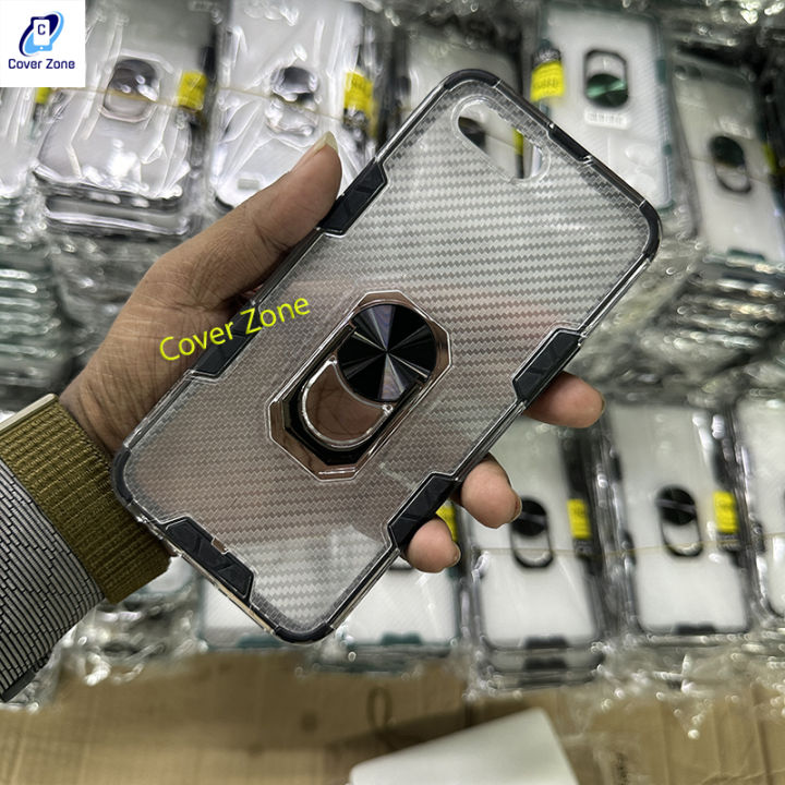For Oppo A1K Magnetic Ring Bracket Honeycomb Armor Phone Case For A1k Back cover