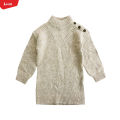 Girls Jacquard Knit Long Sleeve Winter Dress Sweater Cardigans From Levin. 