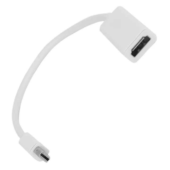 NEW%20Mini%20DisplayPort%20To%20HDMI%20Adapter%20Cable%20Mini%20Display%20Port%20DP%20Converter%20Thunderbolt%20High%20Quality%20For%20Apple%20%20Pro%20Air%20white%20-%20Image%206