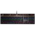 Rapoo V500 PRO Mixed Light 104 Keys Desktop Laptop Computer Game Esports Office Home Typing Wired Mechanical Keyboard. 