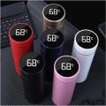 Smart Flask - Portable Stainless Steel Vacuum Thermal Flask with LED Temperature Display.