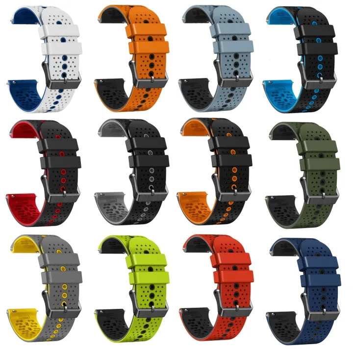 (New)%20For%20Amazfit%20GTR%2047mm%2022mm%20Perforated%20Two-Color%20Silicone%20Watch%20Band%20-%20Image%204