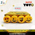 Exclusive spinning light Up Emoji YoYo Toy for Kids. 