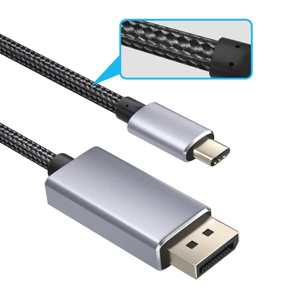 Thunderbolt USB C to Displayport cable 8K 4K 144Hz 2K 165Hz