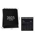 Spiral Bound Desk Calendar Eco-Friendly Multicolor Compact Size Yearly Planner 2025 Edition Hardcover Monthly Planner for.