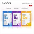 SADOER Vitamin B5 Coenzyme Q10 Moisturizing & Anti-Oxidant Facial Sheet Mask- 25g.