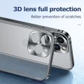【World Supermarket 2021】(New) metal phone cases for iPhone 12 13 14 Pro Max cover 14 plus magnetic aluminum frame phone shell for iPhone 11 12 13 Pro Max mini. 