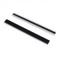 40 Pin 2.54mm Pitch Pin Male + Female Header Connector Strip For Electronics Project (2 pairs). 