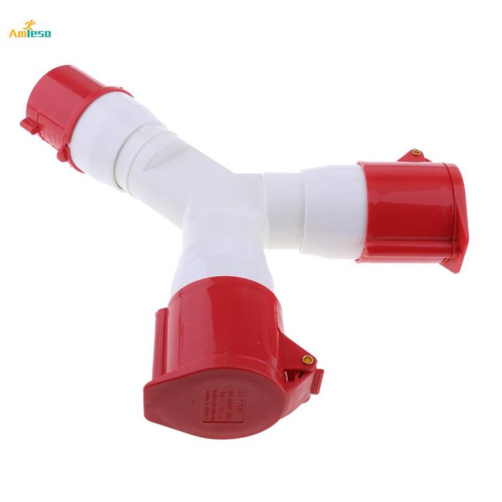 4 Pin Industrial Weatherproof Plug & Socket 32A 380V-415V IP44 3P+E ...