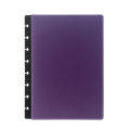 2pcs A5 Leather Cover for Disc Ring Binding Notebooks Planner Mushroom Hole Planner Binder Notebook Covers Office Accessories.