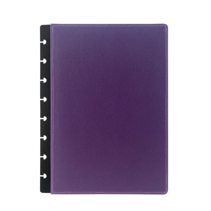 2pcs%20A5%20Leather%20Cover%20for%20Disc%20Ring%20Binding%20Notebooks%20Planner%20Mushroom%20Hole%20Planner%20Binder%20Notebook%20Covers%20Office%20Accessories%20-%20Image%204