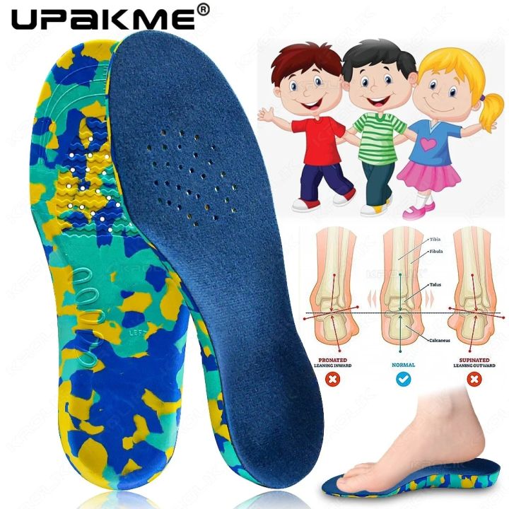 Kids Flat Orthotics Correction Insoles Care Tool for Kid Foot Arch Support Orthopedic Children Insole Soles Sport Shoes Cushion