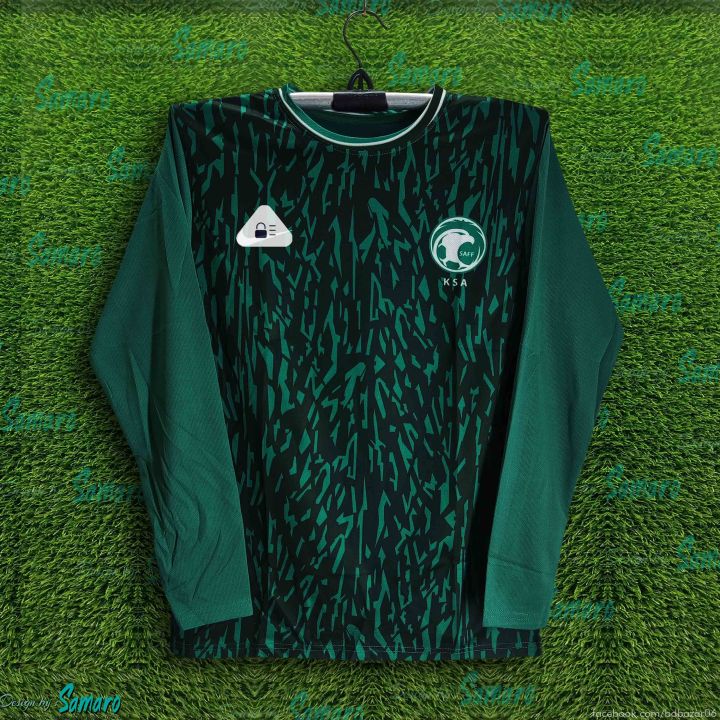 Saudi Arabia Full Sleeve Football Jersey For Men - Long Sleeve - Saudi Jersey 2026