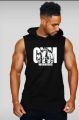 Tops Sleeveless Hoodie for Men – Megi / Maggi Hata Hudi for Boys - Jacket - Vest - Hoodies & Sweatshirts - Black. 