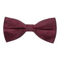 【Alien Alien】 Burgundy Red Solid Silk Men Suit Vest Pre-tied Bow Tie Set Wedding Party Formal Tuxedo Male Blazer Waistcoat Business Party Vest. 