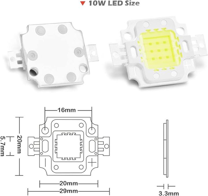 2pcs%20High%20Power%20Led%20Chips%2010W%2012v%20White%20Color%20COB%20LED%20Beads%20Chip%20-%20Image%203