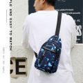 Travel Crossbody Bag On Shoulder Sling Bag Pack Messenger Pack Chest Bag For Male Fashion Men Casual Multifunction Shoulder Bag. 