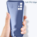 Biruiqu For Samsung Galaxy M31s Case Liquid Silicone Soft Rubber Shockproof Cover.
