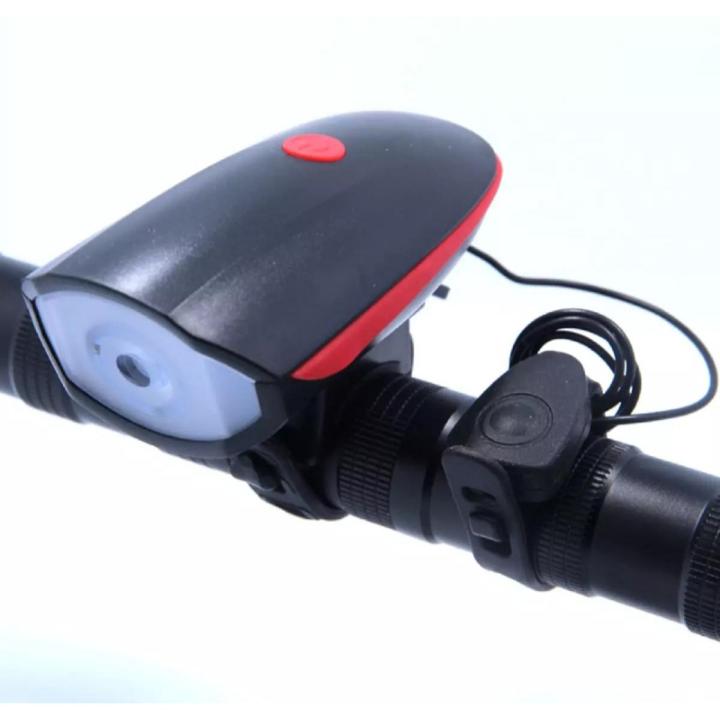 Bicycle Light and Horn waterproof Rechargeable 2 in ona Light and Horn ( many other color)