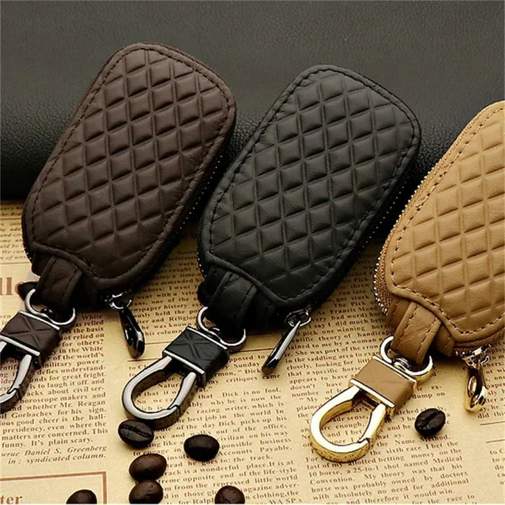PU%20Leather%20Key%20Holder%20Case%20Keychain%20Pouch%20Bag%20Car%20Wallet%20Key%20Ring%20Unisex%20-%20Image%204