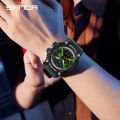 SANDA Three Screen Multifunctional Timing Watch Outdoor Waterproof Night Light Men's Watch SD3366-3. 