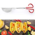 New Taco Shell Maker Press Tortilla Fryer Tongs Plated Steel Kitchen Tools.