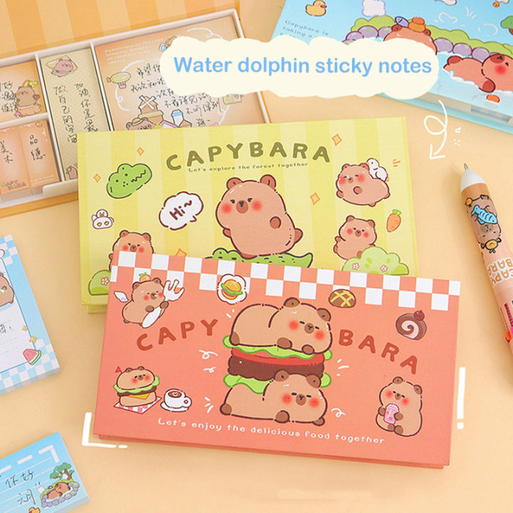 480Sheets%20Cartoon%20Cute%20Capybara%20Sticky%20Note%20Set%20School%20Supplies%20Multifunctional%20Planner%20Sticker%20Aesthetic%20Stationery%20Gifts%20-%20Image%205