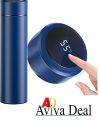 Touch Screen Stainless Steel 500Ml Vacuum Flask Smart Temperature Water Cup Insulation Cup Coffee Cup Thermos Water Bottle - Flask. 