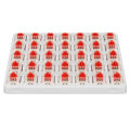 Mechanical Keyboard Switch, 35 Pieces Plastic Red Switch for Mechanical Keyboards. 