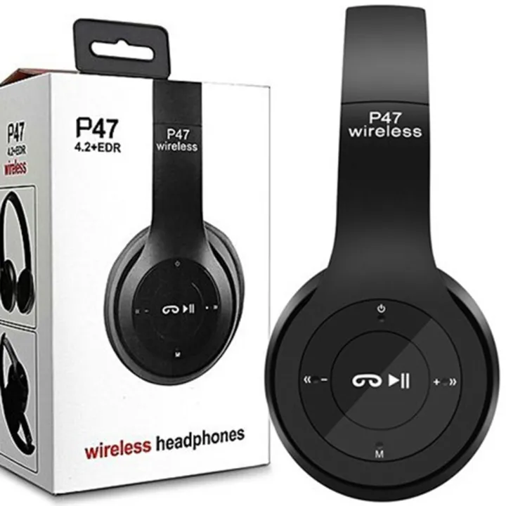 P47%20Wireless%20Bluetooth%20Headphone%20Stereo%20Earphone%20with%20SD%20Card%20Slot%20-%20Image%204