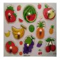 Wooden Education Learning Puzzle for Kids - Multicolor. 