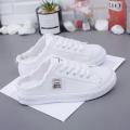 Women Canvas Snakers Summer 2023 Breathable White Sneakers Ladies Lace Up Comfy Casual Shoes 35-43 Large-Sized Outdoor Sneakers House Foocus.