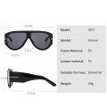Oversized Pilot Sunglasses Women Fashion 2023 Luxury Big Frame One Piece Gradient Sunglasses Retro Classic Thick Shades. 