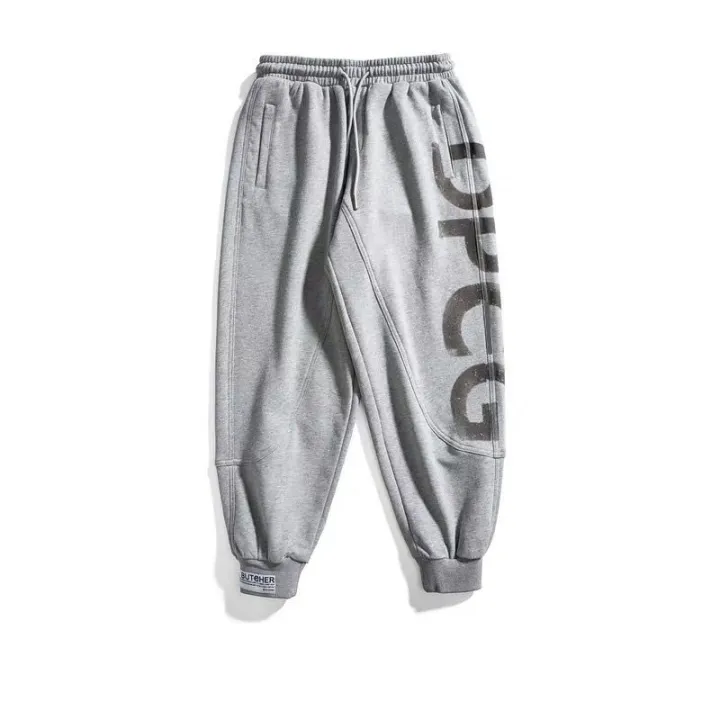 Spring%20and%20Summer%20New%20European%20Hop%20Letter%20Printing%20Track%20Sweatpants%20Men's%20Fashion%20Loose%20Street%20Casual%20Hop%20Ankle%20Banded%20Pants%20-%20Image%203