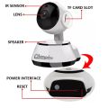 Smart Mini Doll Wifi IP Camera WiFi IP Camera Q6 V380 IP Camera 360 Degree CCTV Camera Wireless Mini CC Camera Wireless IP Camera with Night Vision.