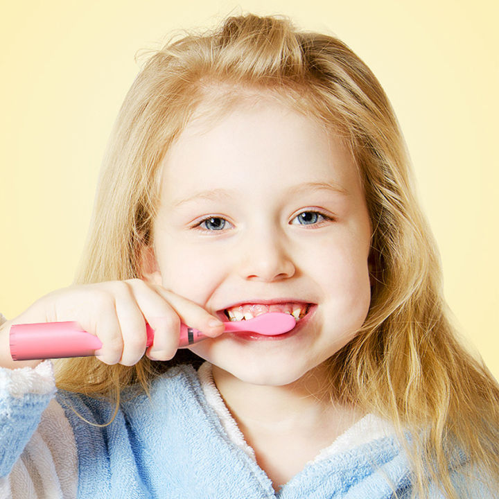 HEGRUS%20Electric%20Toothbrush%20Sonic%20Children's%20Electric%20Toothbrush%20Kids%203%20To%2012%20Years%20Old%20Cleaning%20Care%20Oral%20Bacteria%20Soft%20Hair%20Small%20Brush%20Head%206%20Replacement%20Brush%20Heads%20USB%20Charging%20Low%20Noise%20-%20Image%209