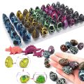 【Sandmdm】 2023 10pcs/set Magic Dinosaur Eggs Hatching In Water Growing Dinosaur Egg Animal Breeding Educational Toys for Children Kids Gifts. 
