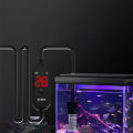 Qiunery Aquarium Heater 20W/25W Adjustable Submersible Mini Fish Tank Heater With Digital Display External Temperature Controller For Freshwater Seawater.