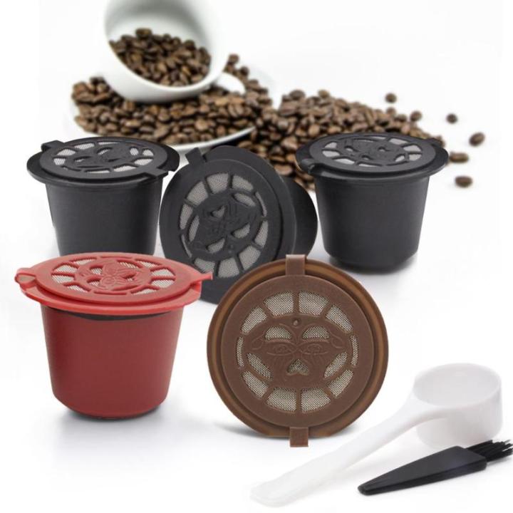 1Pc%203Pcs%20Coffee%20Capsule%20Reu%20Refillable%20%20Coffee%20Capsule%20with%20Plastic%20Spoon%20Filter%20Pod%20Brush%20-%20Image%203