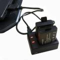 EKEN Action Camera Dual USB Charger Dock + 2 Pcs battery For H9R H5S H8R H7S H5S. 