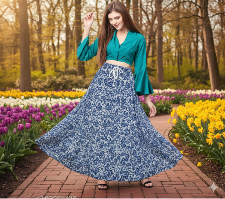 Regular%20Use%20Long%20Skirt%20For%20Ladies%20/%20Girls%20-%20Image%202