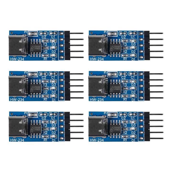 HW-234%20CH340N%20TYPE-C%20Interface%20USB%20To%20TTL%20Serial%20Port%20Module%20CH340N%20DC%205V%203.3V%205%20Pin%20Leads%20Header%20Type%20C%20USB%20To%20TTL%20CH340N%20Module%20Adapters%20-%20Image%203