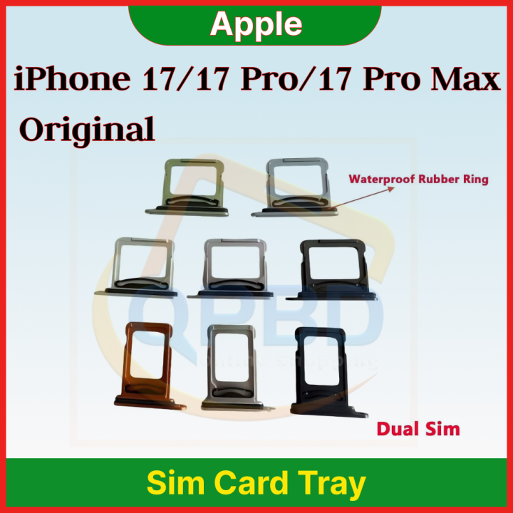 iPhone 17/17 Pro/17 Pro Max Dual Sim Card Tray Holder Sim Adapto Replacement Parts