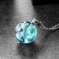 Pendant Necklace Women Blue Sky White Cloud Chain Female Necklace Fashion Jewelry Gifts for Girl.