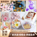 5Pc Christmas Transparent Ball Plastic Christmas Trees Open Ball Box Bauble Ornament Wedding Gift Present Party Home Decoration. 