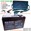 12v 9Ah Battery With Charger / New Rocket Battery 12v 9Ah Battery/ Made in Vietnam- Combo Pack. 