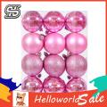 HelloWorld Christ Baubles Smooth Surfe X Hang Shiny Balls Photography Prop.